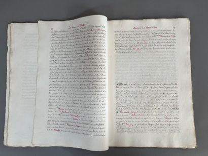 [Manuscrit]. [Bretagne]. [Généalogie].
Article...