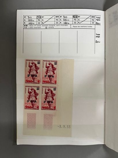 [Philately]. [Reunion]. [Cameroon]. CARNET...