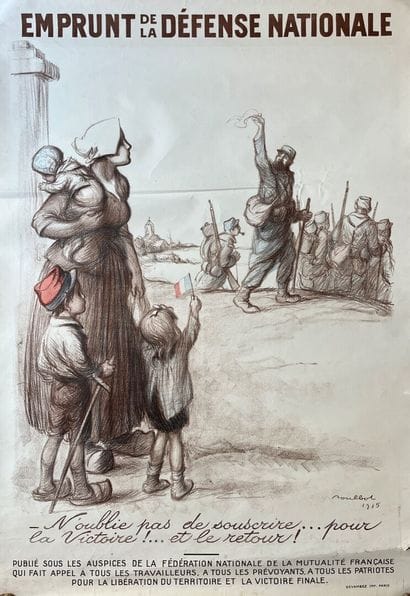 [Militaria]. [WWI]. D'après Francisque POULBOT...