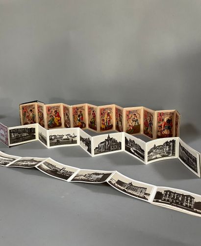 LOT comprenant :
ALPHABET en chromolithographie...