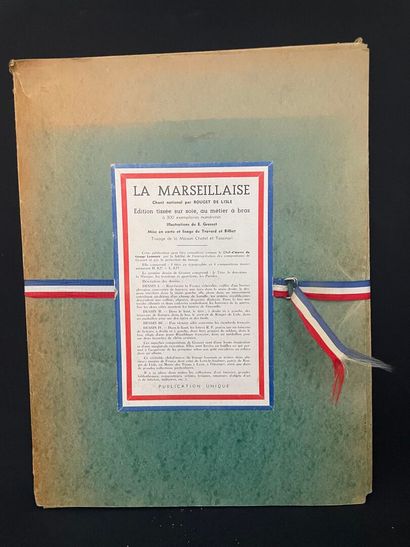 GRASSET. ROUGET DE LISLE. La Marseillaise....