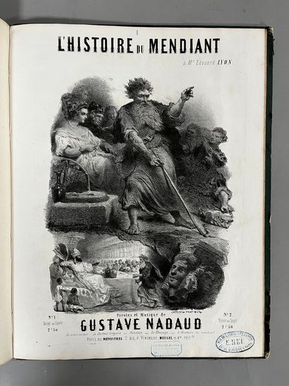 [Musique]. [Partitions]. [Chanson].
Gustave...