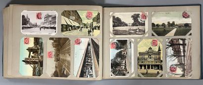 [France]. [Monaco]. [England]. 2 ALBUMS of...