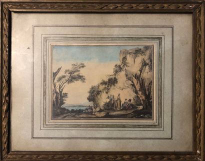 D'après Hubert ROBERT (1733-1808)
Déjeuner...