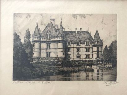 LOT de différentes gravures signées et titrées...