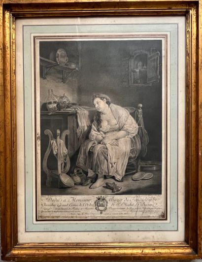 D'après JB GRENZE (ROME 1757) - Gravé par...