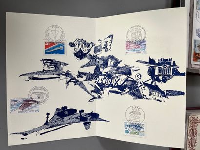 [Philately]. [France]. 3 ALBUMS of France...