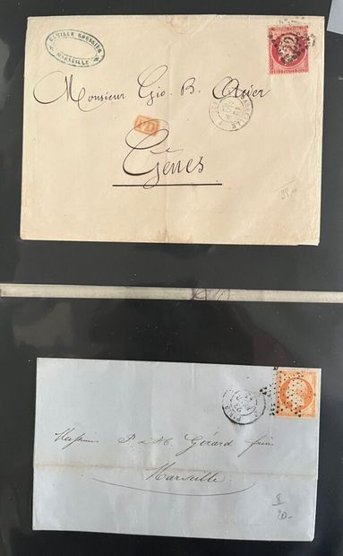 [Philately]. CLASSIFIER with classic stamped...