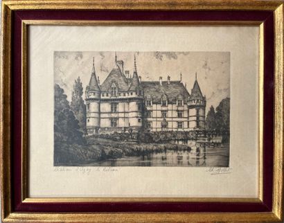 LOT de différentes gravures signées et titrées...