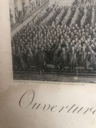 D'après J.M. MEREAU, 1er dessinateur et graveur...