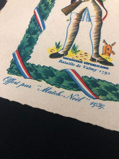 [Militaria]. LOT of two posters:
- 