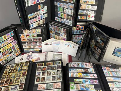 [Philately]. [Africa]. [World]. 6 ALBUMS...