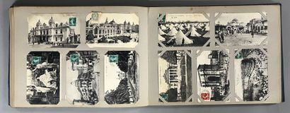 [France]. [Monaco]. [England]. 2 ALBUMS of...