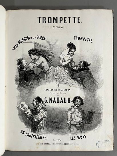 [Musique]. [Partitions]. [Chanson].
Gustave...