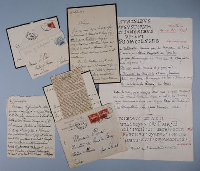 LOT de manuscrits comprenant :
- CURIOSITÉ...