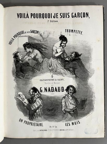 [Musique]. [Partitions]. [Chanson].
Gustave...