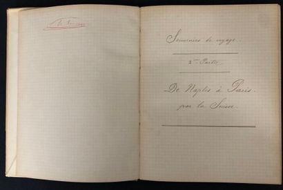 [Manuscrit]. [Voyages]. SOUVENIRS DE VOYAGE....
