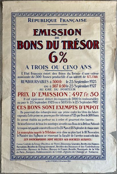 [1914-1918]. République Française émission...