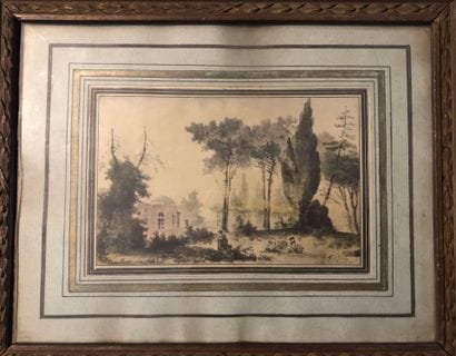 D'après Hubert ROBERT (1733-1808)
Déjeuner...
