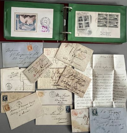 LOT of 14 classic letters including 8 precursors.
Also...