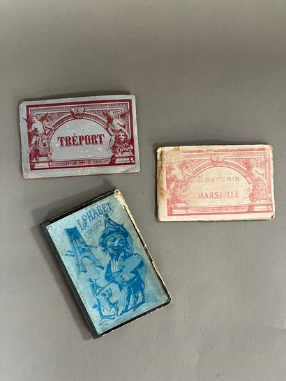 LOT comprenant :
ALPHABET en chromolithographie...