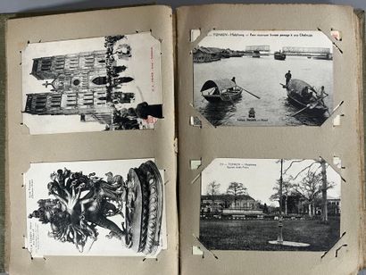 [Indochina]. [World]. ALBUM of postcards...