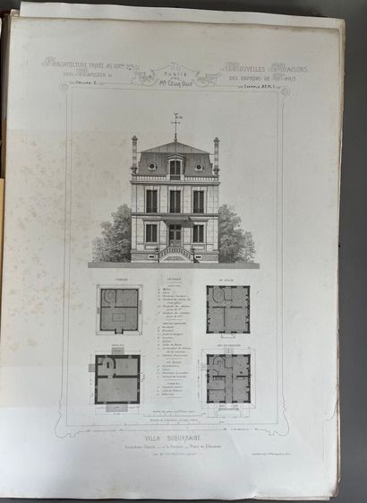 DALY (César). L'architecture privée au XIXe...
