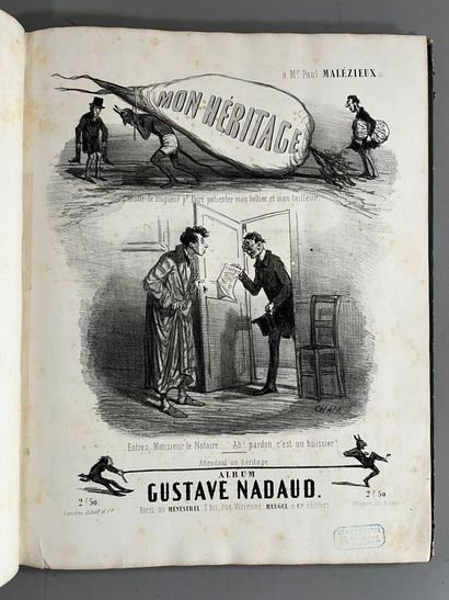 [Musique]. [Partitions]. [Chanson].
Gustave...