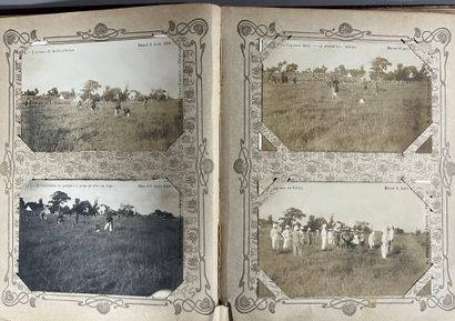 [Tonkin]. [Military]. ALBUM of postcards...