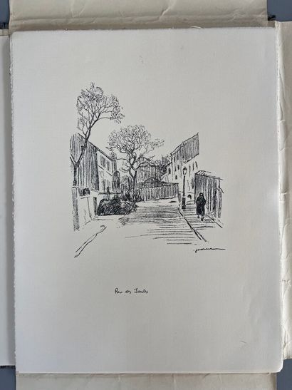 MONTMARTRE. 
48 dessins de Jodelet. À Paris,...
