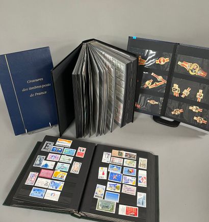 [Philately]. [France]. LOT of 3 albums of...