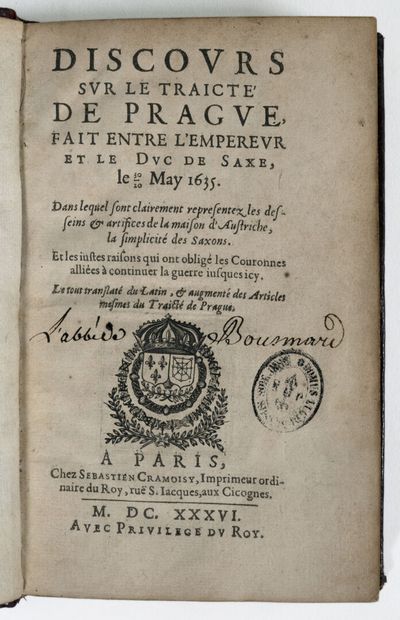 [Reliure aux armes]. [STELLA (Johannes)]....