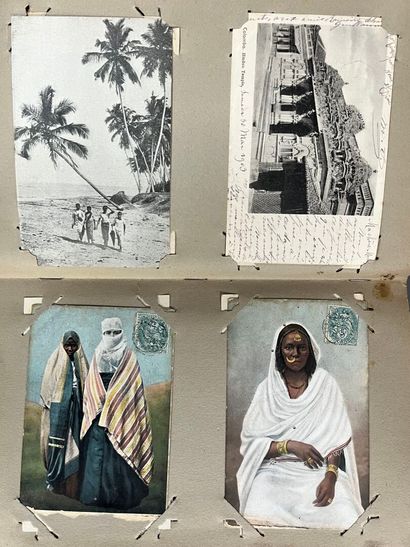 [Indochina]. [World]. ALBUM of postcards...