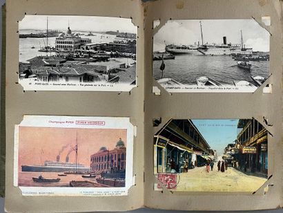[Indochina]. [World]. ALBUM of postcards...