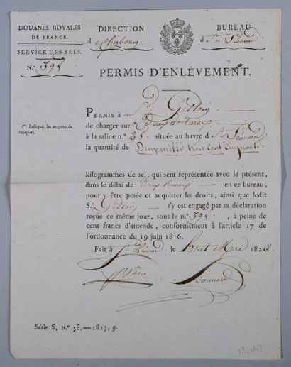 LOT de manuscrits comprenant :
- CURIOSITÉ...