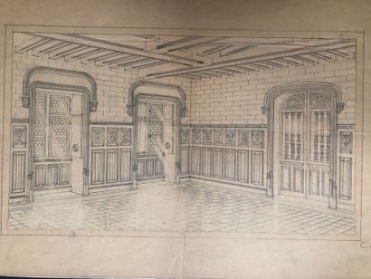 Edmond SOUSSA (1898-1989) décorateur et d'après...