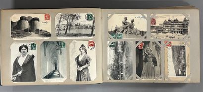[France]. [Monaco]. [England]. 2 ALBUMS of...