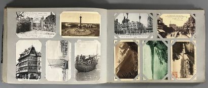 [France]. [Monaco]. [England]. 2 ALBUMS of...