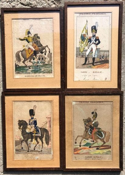 [Militaria]. Early 19th century FRENCH school....
