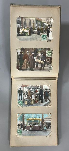 [Belgium]. ALBUM colored postcards, Belgium....