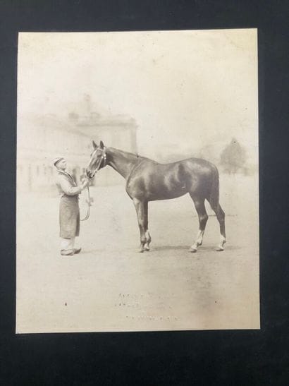 [Militaria]. LOT of two 19th century photographs...