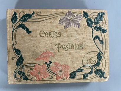 [Indochine]. ALBUM of postcards Tonkin, Indochina...