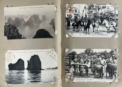 [Indochina]. [World]. ALBUM of postcards...