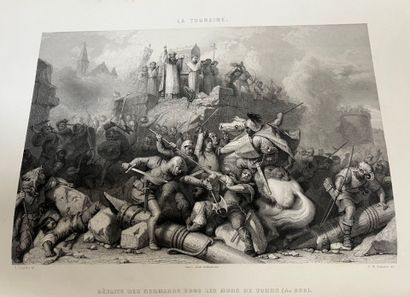 BOURASSE (L'abbé). 
La Touraine histoire...