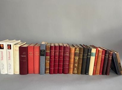 [Manette]. [Talleyrand]. Lot of books including:
Approximately...