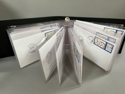 [Philately]. [First day]. 4 ALBUMS of world...