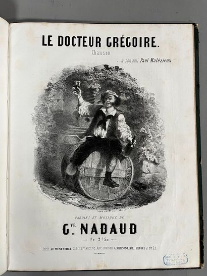 [Musique]. [Partitions]. [Chanson].
Gustave...