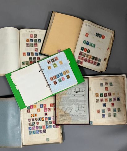 [Philately]. LOT of 5 albums/books of mint...