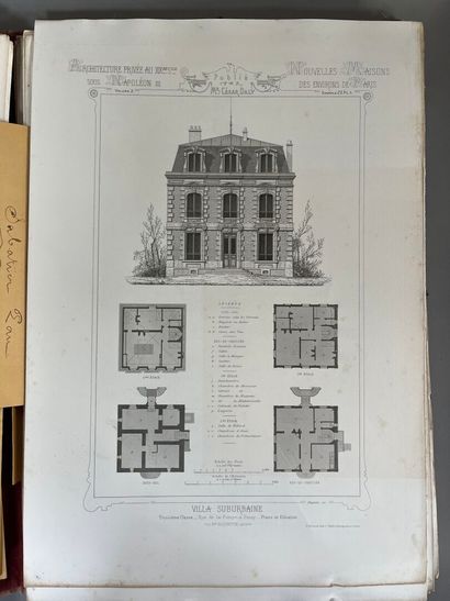 DALY (César). L'architecture privée au XIXe...