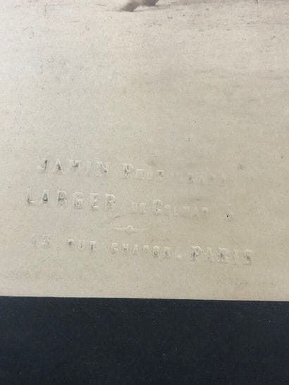[Militaria]. LOT of two 19th century photographs...